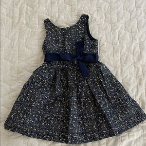 Polo by Ralph Lauren Navy Floral Kids Dress